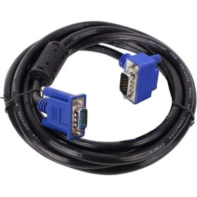 Resim Keepro VGA 15 Pin Erkek Erkek 90 Derce L Tipi Kablo 5m 