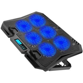 Resim Oyun Ve İş İstasyonları İçin Gelişmiş Hava Akışı İçin Fan Yüksekliği Pc Soğutucu İle Dizüstü Bilgisayar Soğutma Standı Ergonomik Tasarım 