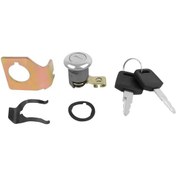 Resim Synodicmonth Yamaha Yzfr1 Yzf R1 Yzf-r1 R3 R125 R6 Fz6 Fjr1300 2002-2021 İçin Motosiklet Anahtarlı Koltuk Kapağı Kilidi Seti 