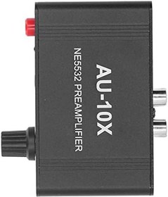 Resim Kulaklık Amplifikatörü 3.5mm Alüminyum Alaşımlı Siyah HiFi Taşınabilir Kulaklık Amplifikatörü 