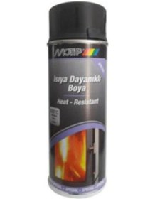 Resim Motip Carat Isıya Dayanıklı Mat Siyah Sprey Boya 400 ML 