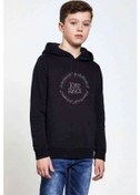 Resim Lord Of The Rıngs Baskılı Unisex Çocuk Kapüşonlu Siyah Sweatshirt (528713002) Siyah 