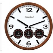 Resim Time Gold Dünya Başkentleri 4'lü Duvar Saati Plastik 40 cm 