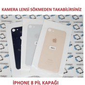 Resim iPhone Uyumlu 8 Arka Pil Batarya Kapağı (Cam) (503846936) 