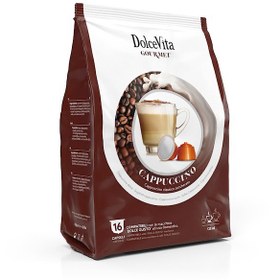 Resim Dolce Vita CAPPUCCINO - Dolce Gusto ile uyumlu - 16 adet 