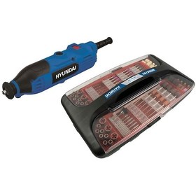 Resim Hyundai Hgrv187 Mini Taşlama Gravür Seti 135W 187 Parça 