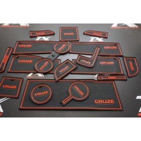 Resim Cruise Dk Tuning Chevrolet 2016 - 2019 Mk2 Araç Içi Silikon Kaymaz Ped Kaplama Seti 