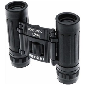 Resim 8x21 Dürbün Siyah Dürbünü 56m/1000m Kauçuk Kaplama Nk Çok Renkli 