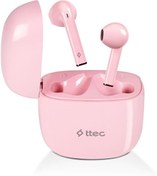 Resim ttec AirBeat Go Gerçek Kablosuz TWS Bluetooth Kulaklık Pembe 