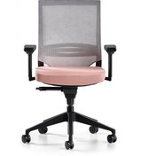 Resim Bürotime Cozy Çalışma Koltuğu - 3D Kol - Plastik Ayak - Gri\u002FSomon 