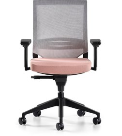 Resim Bürotime Cozy Çalışma Koltuğu - 3D Kol - Plastik Ayak - Gri\u002FSomon 