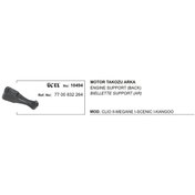 Resim Motor Takozu Arka 10494 Clıo-ıı Megane-ı Scenıc-ı Kango 7700832264 7700832264 