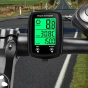 Resim 1 Adet YZYW Bisiklet Bilgisayarı, Kablolu Dijital Hız ve Mesafe Ölçer, Bisiklet Hızölçer, LCD Ekranlı Çok Fonksiyonlu Yol ve Dağ Bisikleti için Bisiklet Sayacı, Şarj Edilemeyen Pil, Bisiklet Aksesuarları 
