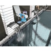 Resim Paslanmaz Oval Tip Duvar Su Perdesi 50 CM 304 