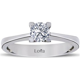 Resim Lova 0,47 Karat Pırlanta Tektaş Yüzük - IDL Sertifikalı 