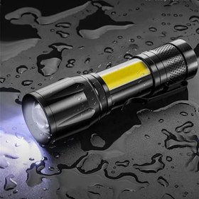 Resim Jouis El Feneri Led USB ŞARJLI-Metal Ultra Güçlü Parlak Zoom Mini Boy El Feneri [Enerji Sınıfı A++]Ortam Lambası Deprem,Polis,Jandarma,Zabıta,Bekçi Feneri 