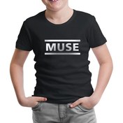 Resim Muse - Logo Siyah Çocuk Tshirt 