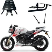 Resim İnan Tvs Rtr 200 Uyumlu Özel Yapım Mat Siyah Çanta Demiri Çanta Bağlama Aparatı Portbagaj 