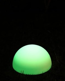 Resim Orbis RGB Güneş Enerjili Yuvarlak Bahçe Lambası 30 Cm 