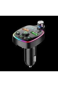 Resim UCG Araç Bluetooth Fm Transmitter Cihazı Araba Mp3 Çalar Oto Çakmaklık Şarj Aleti Müzik Kiti 