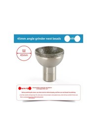 Resim Geeksen 45mm El Fırçası Yuvarlatıcı, Elmas Kaplama, Taş - Mermer - Bal Mumu Oymak Ve Parlatmak Aracı, Profesyonel Taşçı Gereci 