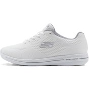 Resim Skechers Burst Memory Foam Womens Sneaker Hafızalı Taban Kadın Günlük Spor Ayakkabı Beyaz Bej 