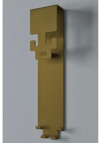 Resim Mimoza Metal Duvara Monte Askılık Gold Gold 