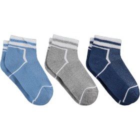 Resim Civil Boys Basic Lakost Derbili 3'lü 2-12 Yaş Erkek Çocuk Patik Çorap - Standart / 12-13 Yaş 