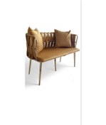 Resim Ofis, Balkon, Mutfak Metal Koltuk - 1 Adet Ikili Desenli 