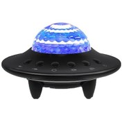 Resim Dailytech Galaxy Projektör Hoparlör Bluetooth Ufo Gece Lambası 