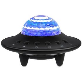 Resim Dailytech Galaxy Projektör Hoparlör Bluetooth Ufo Gece Lambası 