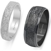 Resim Mat Toprak Desenli Alyans 14 Ayar 