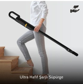 Resim Deerma VC03S Şarjlı Dikey Süpürge 
