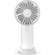 Resim Xphone Store Masaüstü Taşınabilir El Taşınır Mini Sessiz Fan, Renk: X2 Beyaz (Yurt Dışından) 