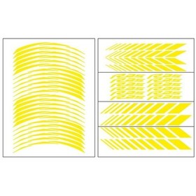 Resim Yamaha Reflektör Sarı Racing R25 Jant Şeridi 