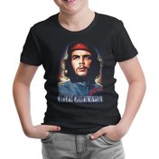 Resim Lordd T-Shirt Lorddd T-Shirt T-Shirt Che Guevara - Classic Siyah Çocuk Tshirt 