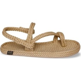 Resim Nomadic Republic Hawaii Kauçuk Tabanlı Kadın Halat Sandalet - Bej 