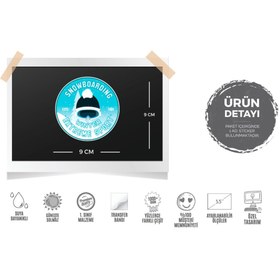 Resim Bay Etiket Hbg38 Extrem Spor Snowboard Etiketi 