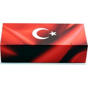 Resim Steelpen Pearl Serisi 4500 Kırmızı Bayrak Dolma Kalem + Tükenmez Kalem Seti 