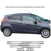 Resim Ebal Otomotiv Ford Fiesta Cam Çıtası 8 Parça Krom 2009 - 2017 PASLANMAZ ÇELİK 