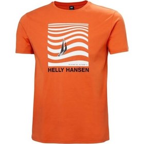 Resim Helly Hansen Shoreline 3.0 Erkek Turuncu T-shirt Hha.54601 Turuncu 