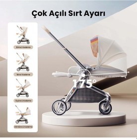 Resim Bebebus Art+ Pro Bebek Arabası Gold Türkiye Garantili 