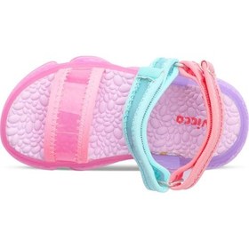Resim Vicco Flora Cırtlı Işıklı Kız Bebek Sandalet 321.24y.203 Pembe 