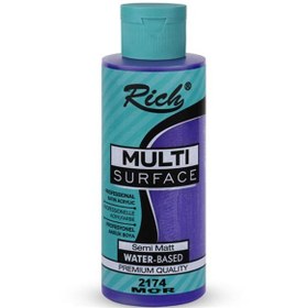 Resim Rich Akrilik Boya Multi Surface 120 CC Mor 120-2174 