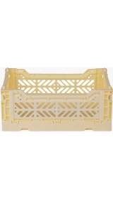 Resim Aykasa 261710 Minibox Banana Krem Renkli Katlanabilir Kasa 4 Litre Dayanıklı Özellik 