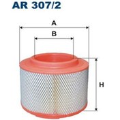 Resim Fıltron Ar 307/2 Hava Fıltresı Hılux Vıgo D 06 11 Mazda B2500 Bt 50 D 06 Ranger 2.5tdcı 06 11 