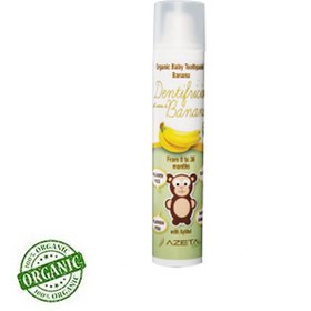 Resim Azetabio Organik Bebek Diş Macunu Muz 0-36 Ay 50 Ml 