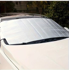 Resim Hightower Kolay Kurulum Katlanır Gümüş Kar Kalkanı - Buz, Güneş Ve Yağmurdan Koruma, Araç Kalkanı 