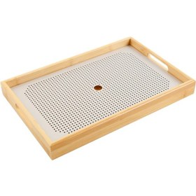 Resim Suntek Servis Tepsisi Ekmek Kesme Tahtası Sağlam Çok Yönlü D 