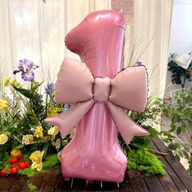 Resim 2'li Set 32 İnç Pembe Rakam Şekilli Mat Fiyonk Süslemeli Alüminyum Folyo Balonlar, Doğum Günleri Partileri, Düğünler, Açık Hava Etkinlikleri, Yıldönümleri, Tatiller, Şükran Günü, Hasat Mevsimi, Cadılar Bayramı, Noel Ziyafeti Kutlamalar ve Arka Plan Duvar Dekoru İçin Uygundur, Tatil Dekoru,Parti Süslemeleri,Şık Parti Dekoru,Şık Etkinlik Dekoru,Premium Parti Malzemeleri,Uzun Ömürlü Dekor,Dekoratif Balonlar,Parti Balonları,Parti Ev Sahibeleri 